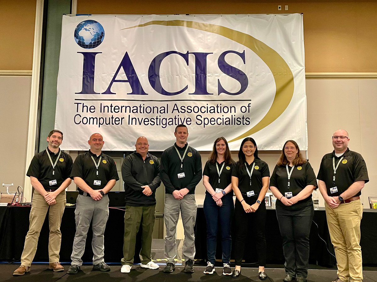 IACIS's tweet photo. Cheers to 𝗙𝗶𝗹𝗲 𝗦𝘆𝘀𝘁𝗲𝗺𝘀 finishing up today at #IACISOrlando! From left to right:
𝗡𝗧𝗙𝗦
Charlie Rubisoff
@vipnola
Glynn Leblanc
𝗙𝗶𝗹𝗲 𝗦𝘆𝘀𝘁𝗲𝗺𝘀 𝗧𝗲𝗮𝗺 𝗟𝗲𝗮𝗱
Zach Neemann
𝗙𝗔𝗧
Dana Windover
@ess_torres
𝗲𝘅𝗙𝗔𝗧
Tish Murray
Michael Littrell
#dfir https://t.co/PN63PeEaxS