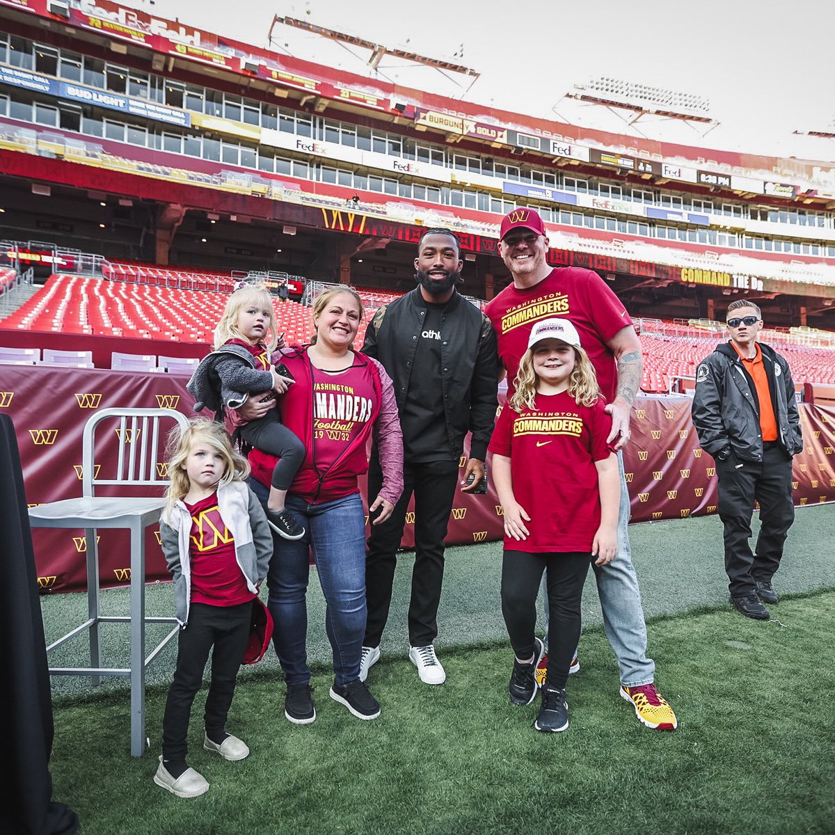Commanders's tweet photo. Scenes from the draft party at @FedExField! https://t.co/kuwZ9ZHEzD