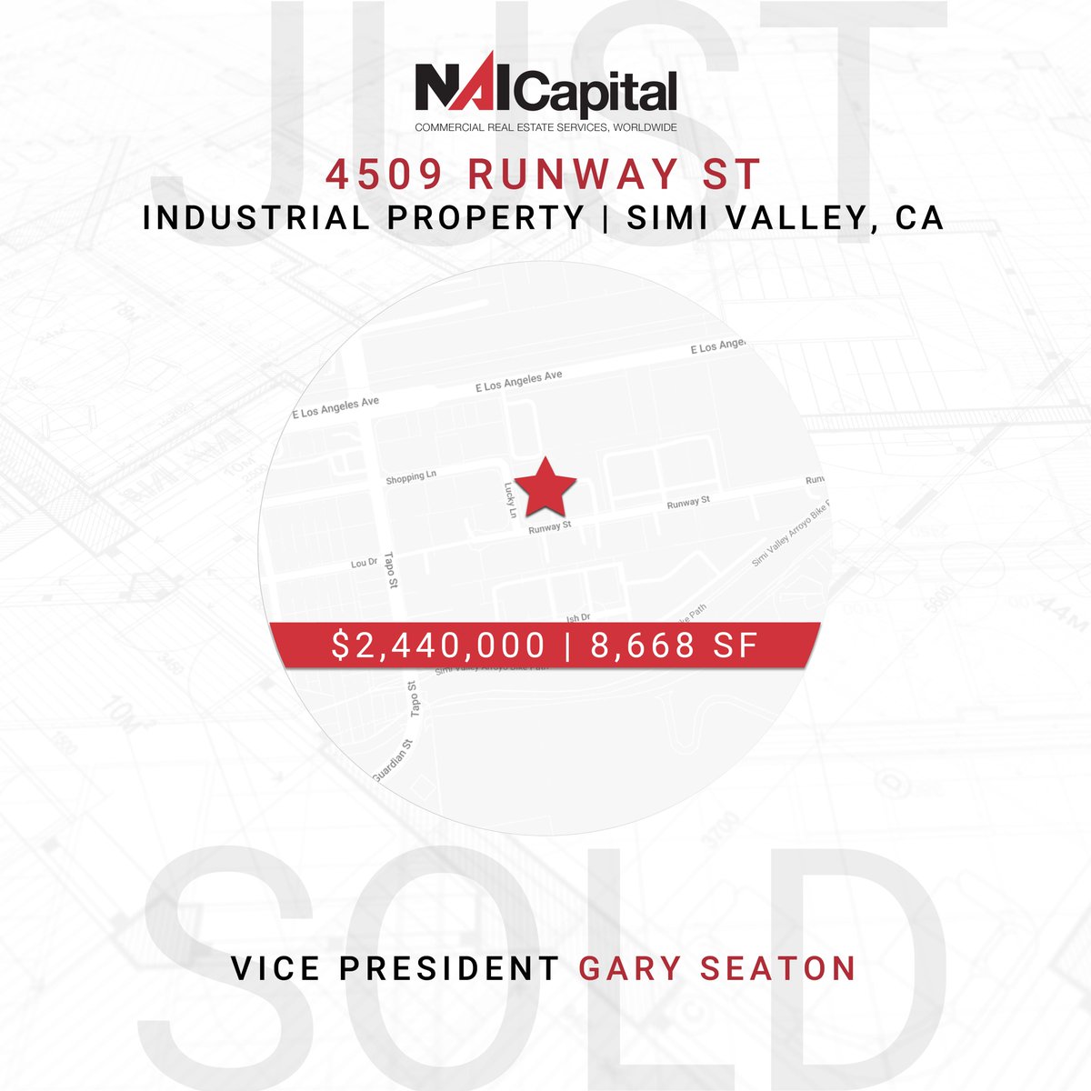 JUST SOLD 💥 Industrial sale centrally located in Simi Valley! 
.
.
.
#justsold #cre #commercialrealestate #losangeles #westhollyood #naicapital #naiglobal #creativeoffice #office #realestate #beverlyhills #simivalley #retail #industrial