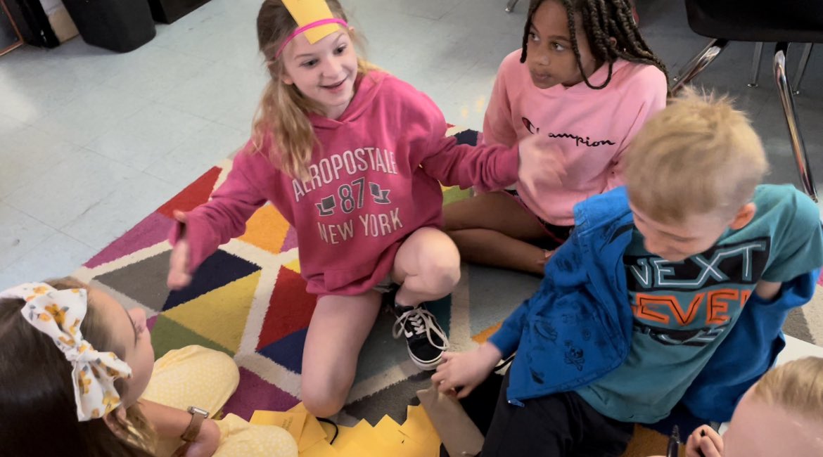 We had so much fun playing Headbands to review geometry vocabulary!