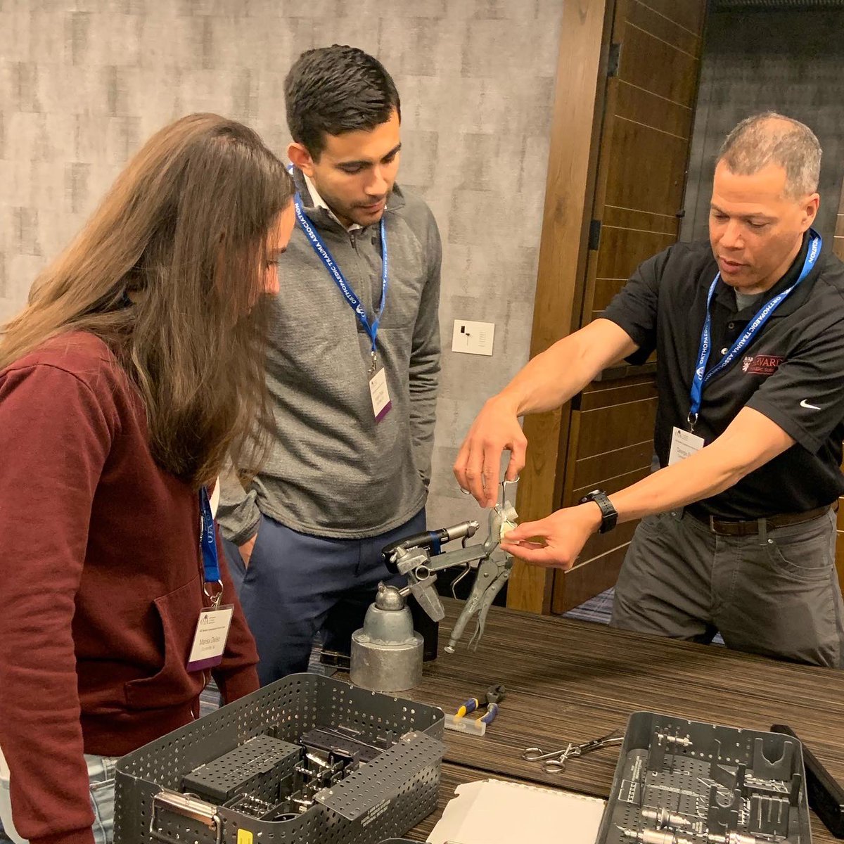 otatrauma's tweet image. Some residents currently at the OTA #ResidentCourse #orthotwitter