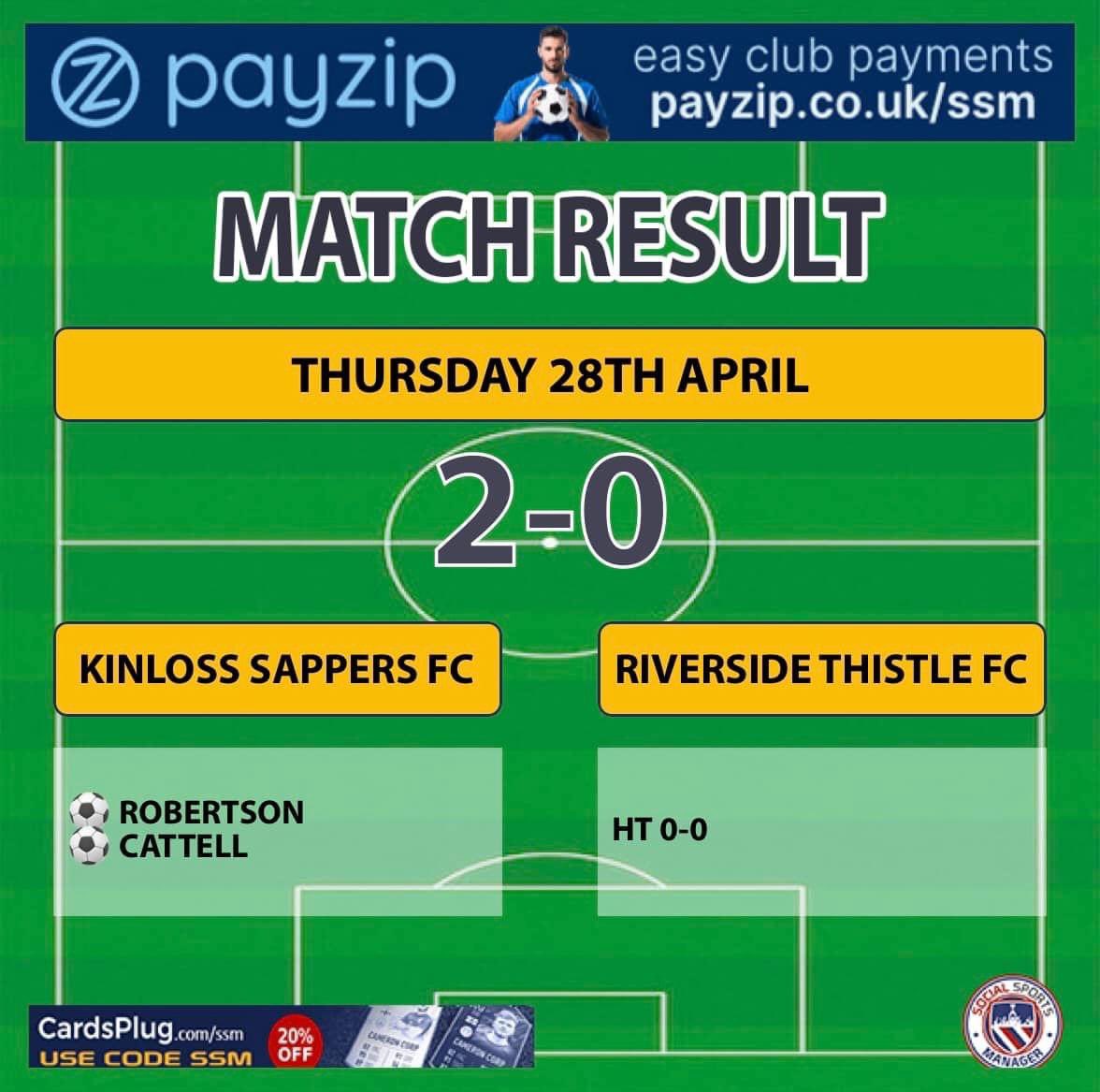 Great game against the strongest team in the league happy to leave with a 2-0 defeat! Never easy to accept a defeat but we put up a competitive fight against a very strong team! Onto next week!