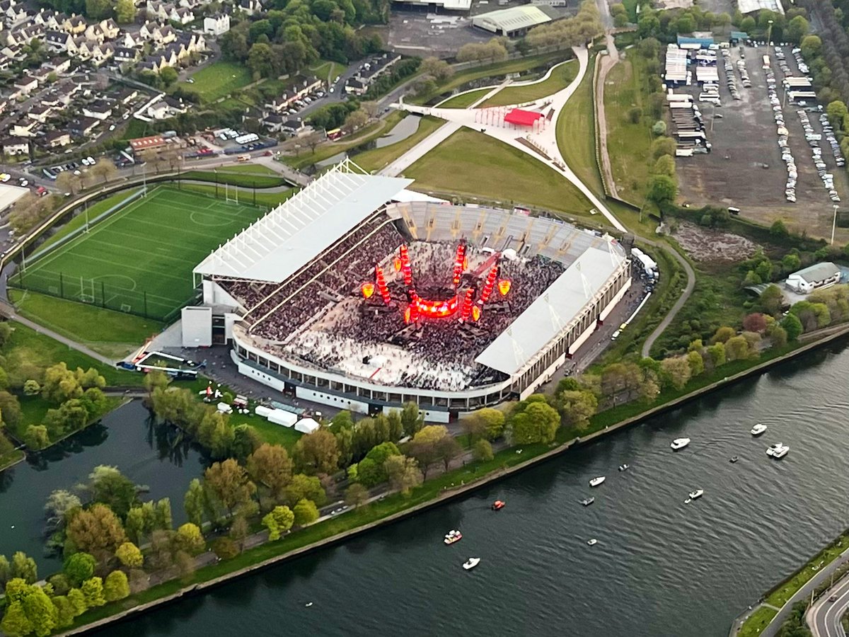 Flying high with a fantastic aerial view of the <a href="/EdSheeran/">Ed Sheeran HQ</a> concert at <a href="/PaircUiCha0imh/">SuperValu Páirc Uí Chaoimh</a> this evening! #EdSheeran #Cork
