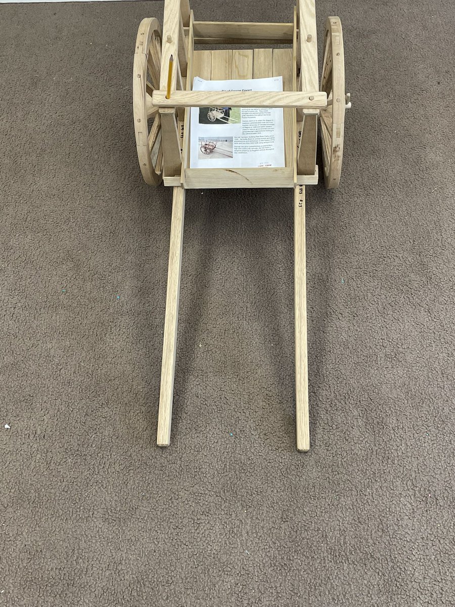 MrKlynesClass's tweet photo. Thanks to #SUNTEPRegina and @gdins_org the Gr. 1 class today got to build a Red River Cart, continuing our learning of traditional Métis roots and history! @HolyTrinitySD @St_Agnes_MJ https://t.co/eO1GnP6FOg