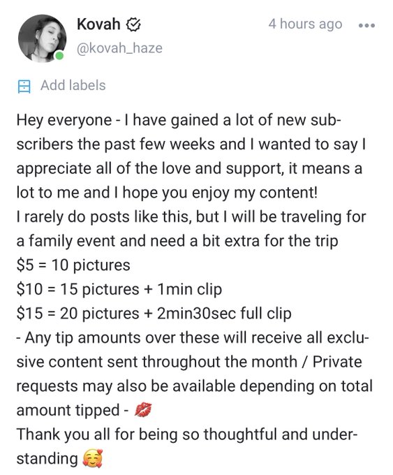 I don&rsquo;t normally reach out like this, but my grandma&rsquo;s funeral is next week. Any help is greatly appreciated<a href="/tag/free"class="tags"><span>#free</span></a><a href="/tag/girlswhosmoke"class="tags"><span>#girlswhosmoke</span></a><a href="/tag/onlyfans"class="tags"><span>#onlyfans</span></a><a href="/tag/contentcreato"class="tags"><span>#contentcreato</span></a>