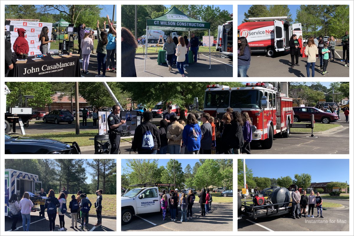 GCPSchools's tweet photo. GCPS 5th and 8th graders had a great day exploring careers at the Career Truck Fair! Thanks to all of the local businesses who participated! #WeveGotThis #GCPSHasSomethingForEveryone #PreparedToThrive https://t.co/R1wHHnMYAc