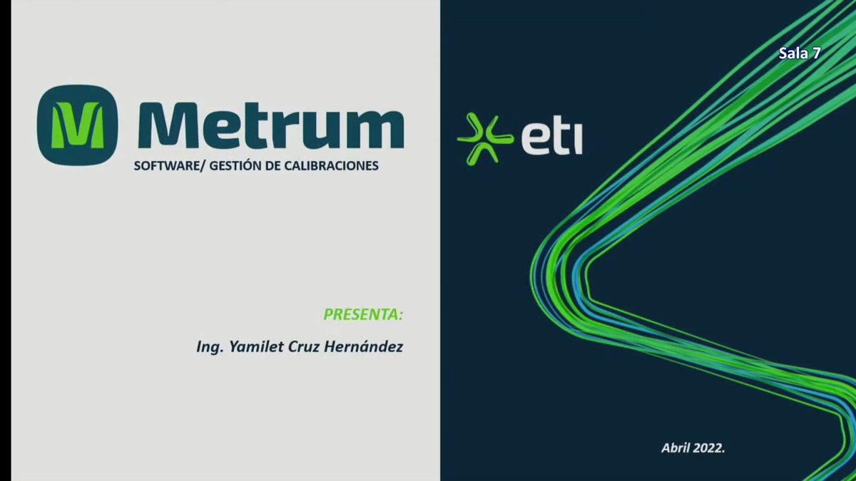 etibiocubafarm1's tweet photo. 📏La Ing. Yamilet Cruz de @etibiocubafarm1 presentó el software #Metrum utilizado en la gestión de los procesos de calibración. 

Herramienta implementada con éxito en empresas de la industria biotecnológica y farmacéutica cubana. https://t.co/lUsBOQoMVA