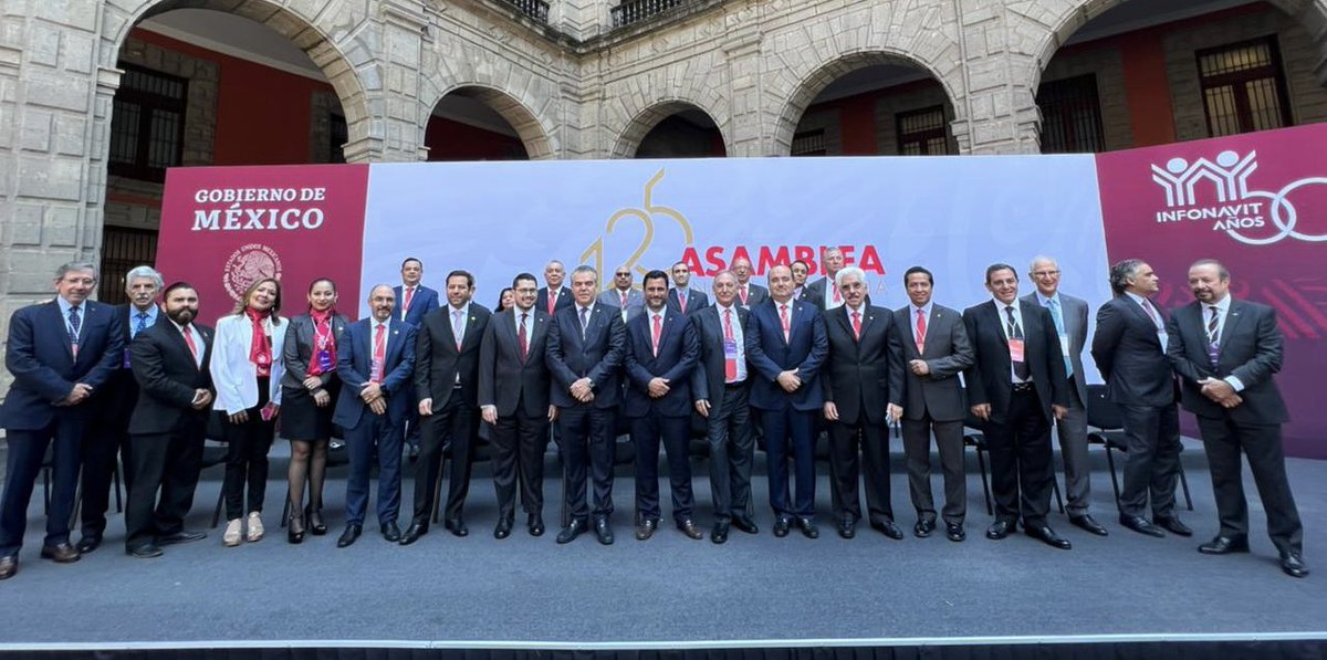 Participé en la 125 Asamblea General Ordinaria del Infonavit. #UnidosEnAccionesPositivas #HT #Concanaco.