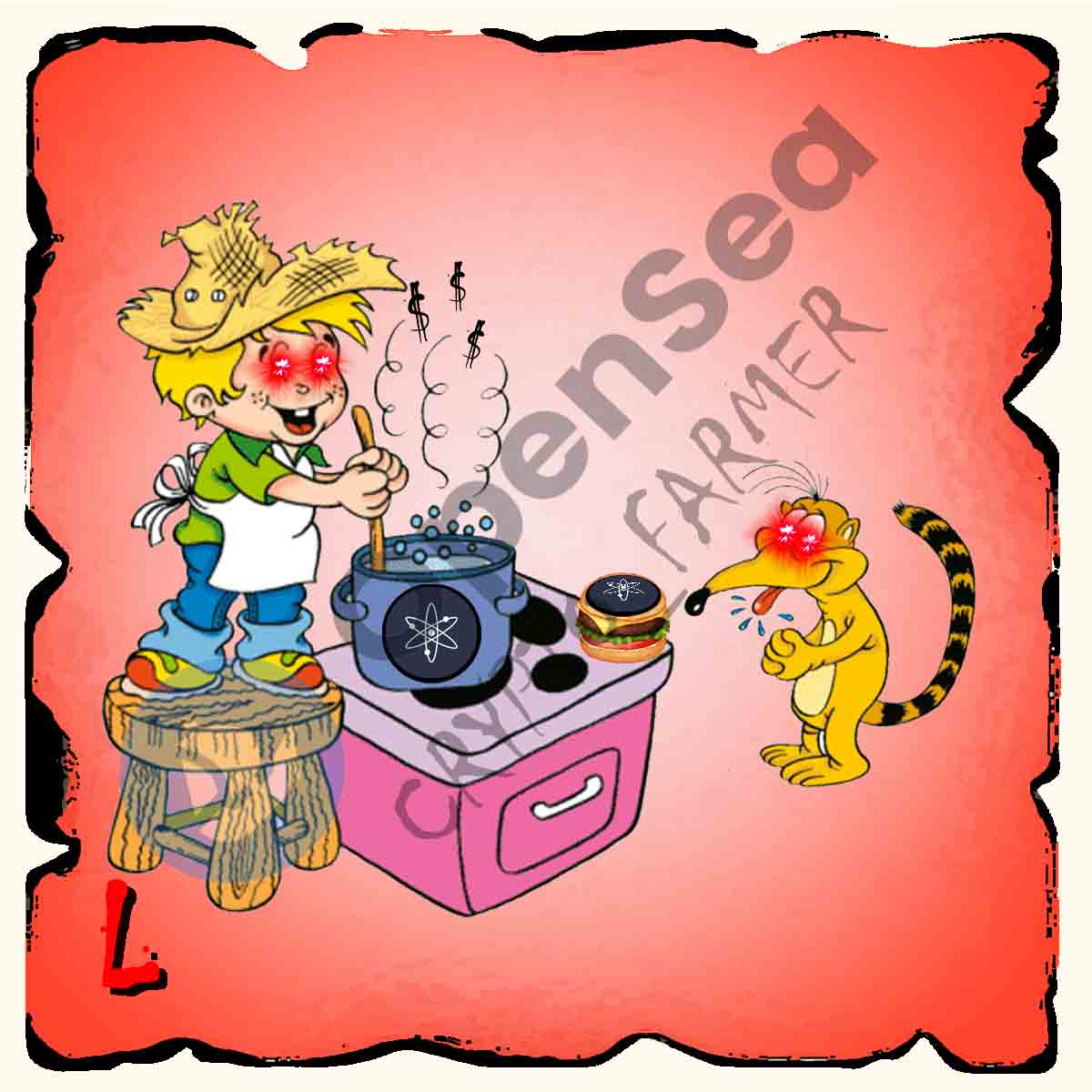 Crypto Farmer #0099 (P: 0.2123 ETH)
OpenSea link on Profile

$atom #cosmos #NFT #NFTCommunity #NFTsales #nftart #NFTcollectibles #NFTcollections #OpenSeaNFT