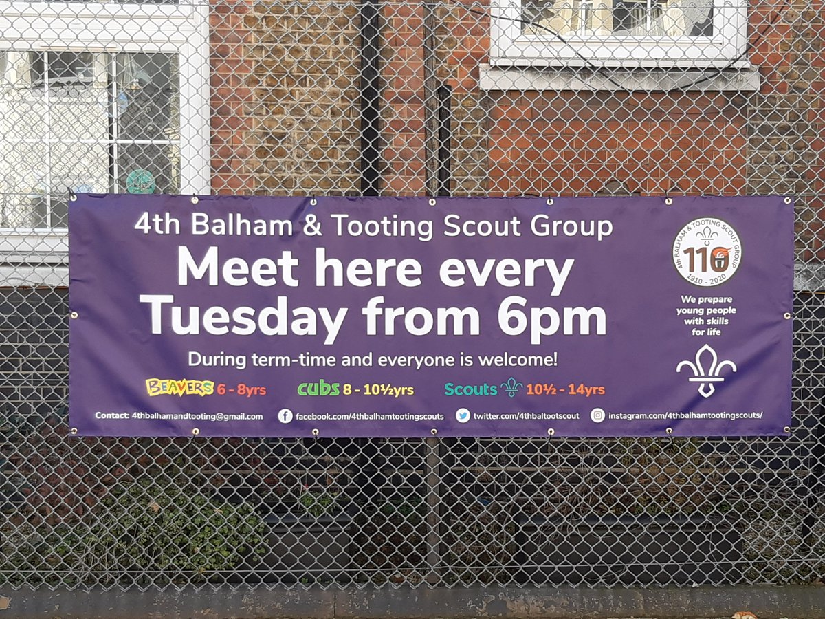 4th Balham &amp; Tooting Scouts meet every Tuesday! #beavers #cubs #scouts #tooting #balham 😃🏕️
