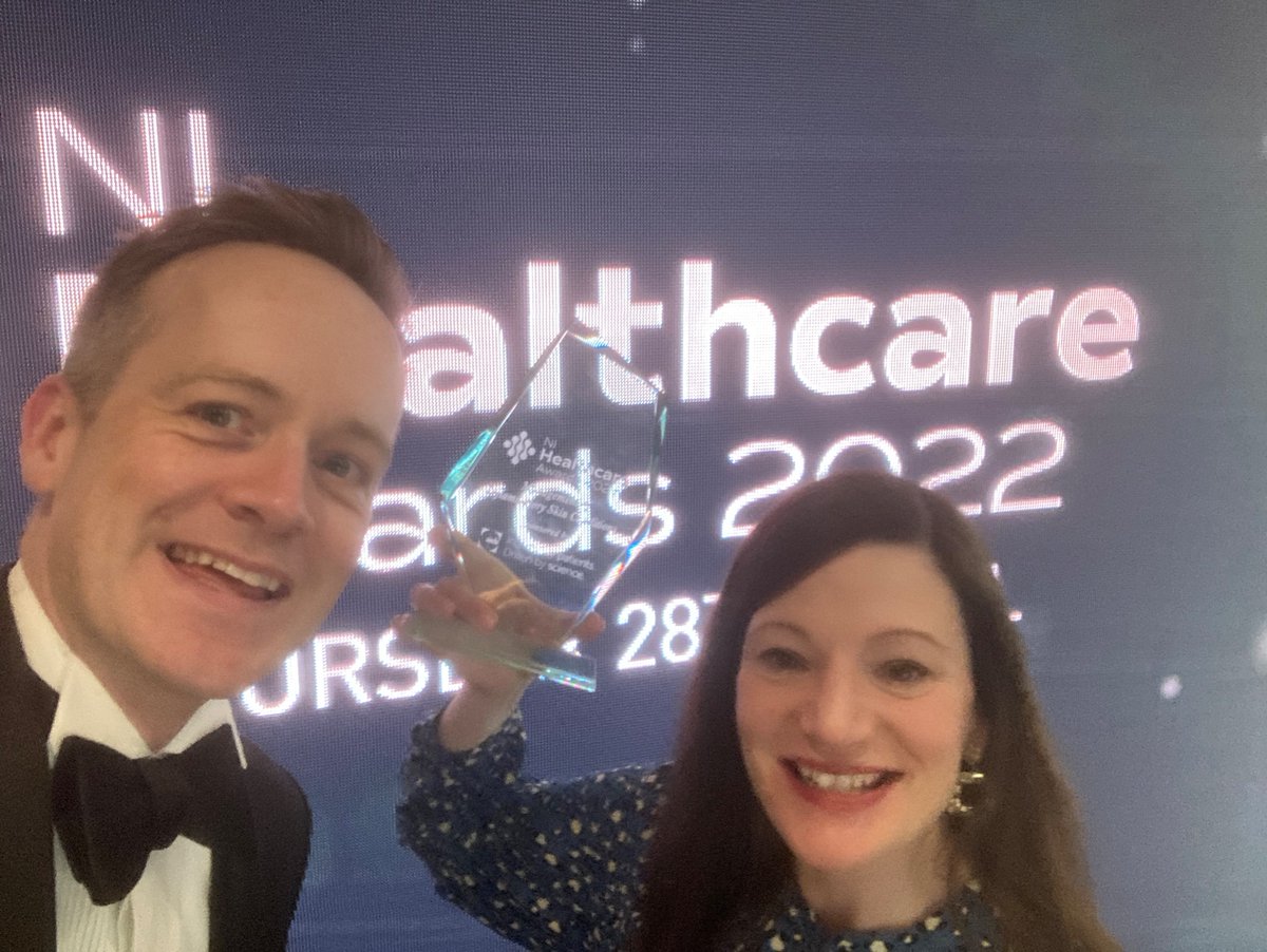 Delighted our @BelfastTrust combined specialty #Derm #Rheum #Gastro clinic, a winner at the #NIHealthcareAwards 2022 @MccourtCollette @ArthritisNI #psoriasis #PSA #IBD