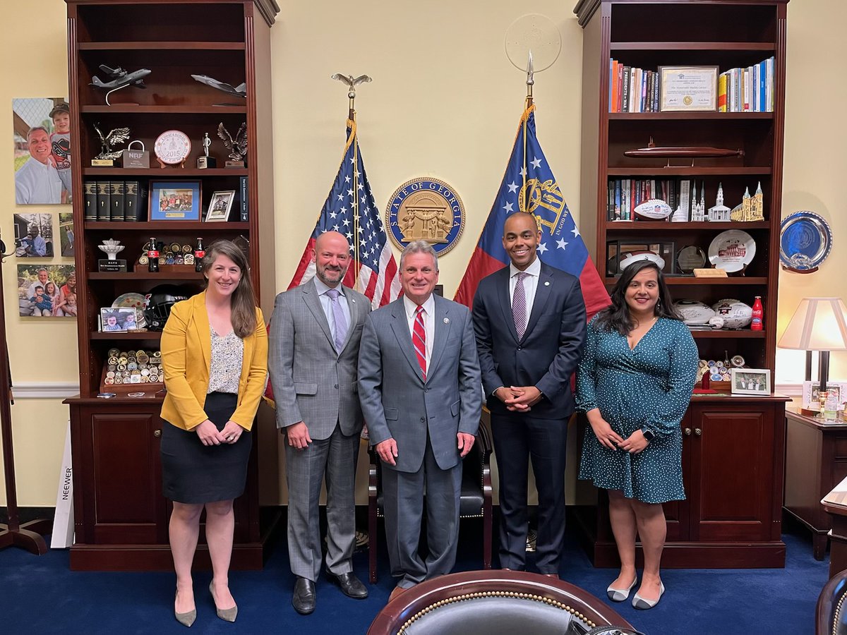 Buddy Carter of Georgia meets with NABP's Al Carter and Josh Bolin.