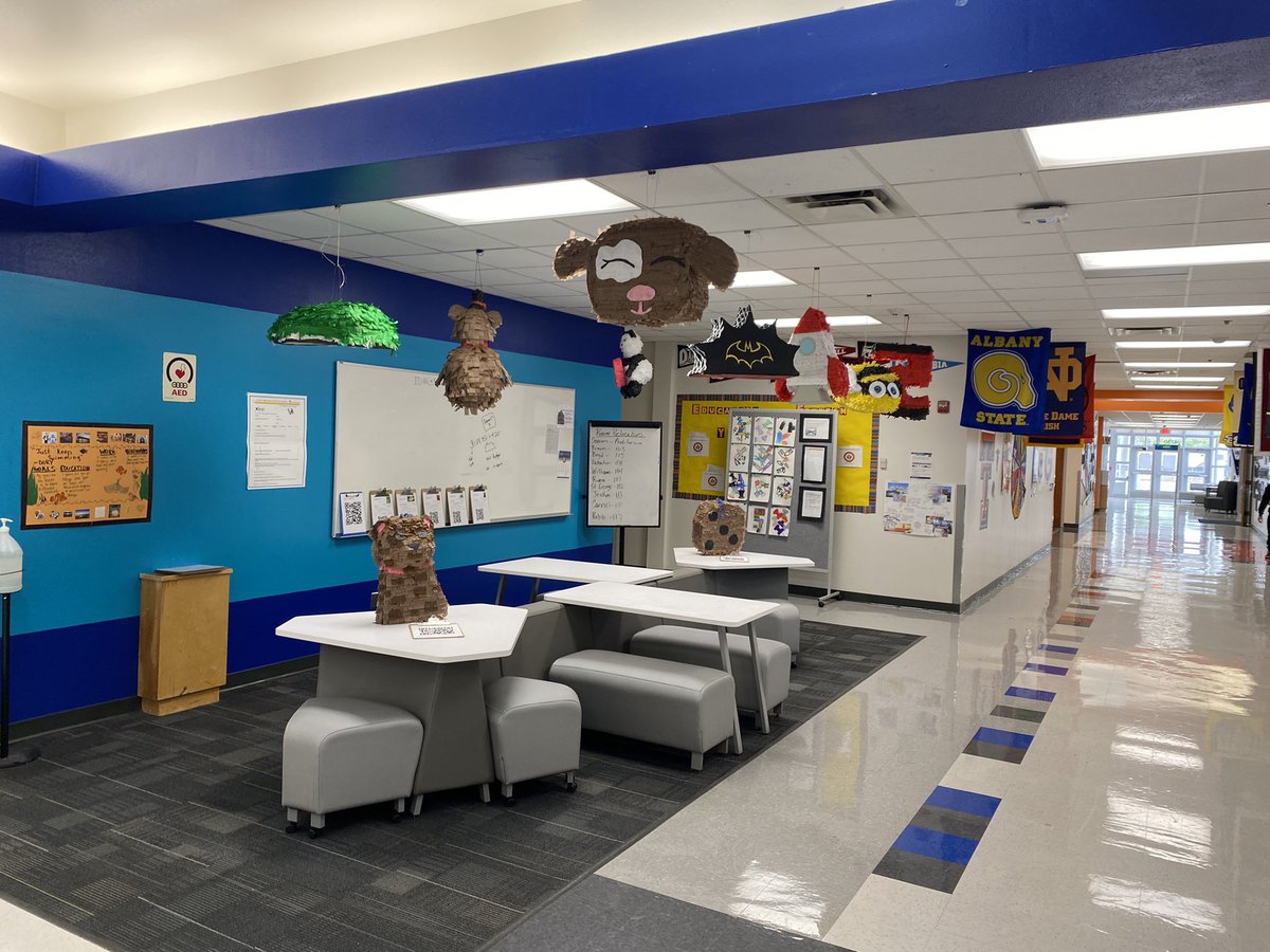 NewTechDISD's tweet photo. Mrs. Rodriguez and her Studio Art Learners have been working feverishly on their piñata project 🪅 These works of art will be auctioned off soon! You don’t wanna miss out! #PBL #culminatingevents #differentonpurpose #art #Pinatas @mibroughton @jcollado823 @baylorbear991 https://t.co/deR1AQs2kK