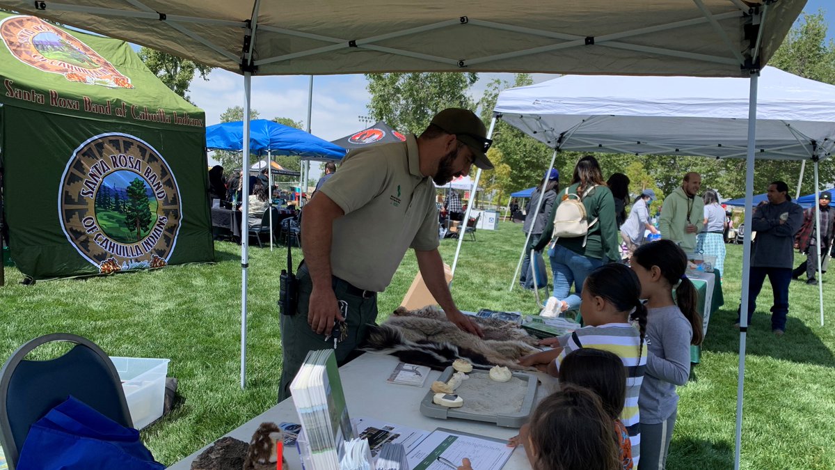 WesternRCA's tweet photo. The RCA was thrilled to join @RivCoParks today at the Soboba Tribal Earth Day event. Kids and kids at heart stopped by our booth to learn about the #MSHCP and the species we are protecting in western Riverside County. https://t.co/p7XAuamTHG