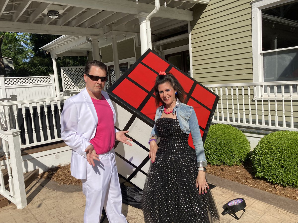 CltLedger's tweet photo. It’s almost time! 40 Over 40 Award celebration tonight! Big ‘80s bash, sold out with 250 people expected!@tonymecia and @CristinaBolling say “welcome”! https://t.co/CP7AtMsvKW