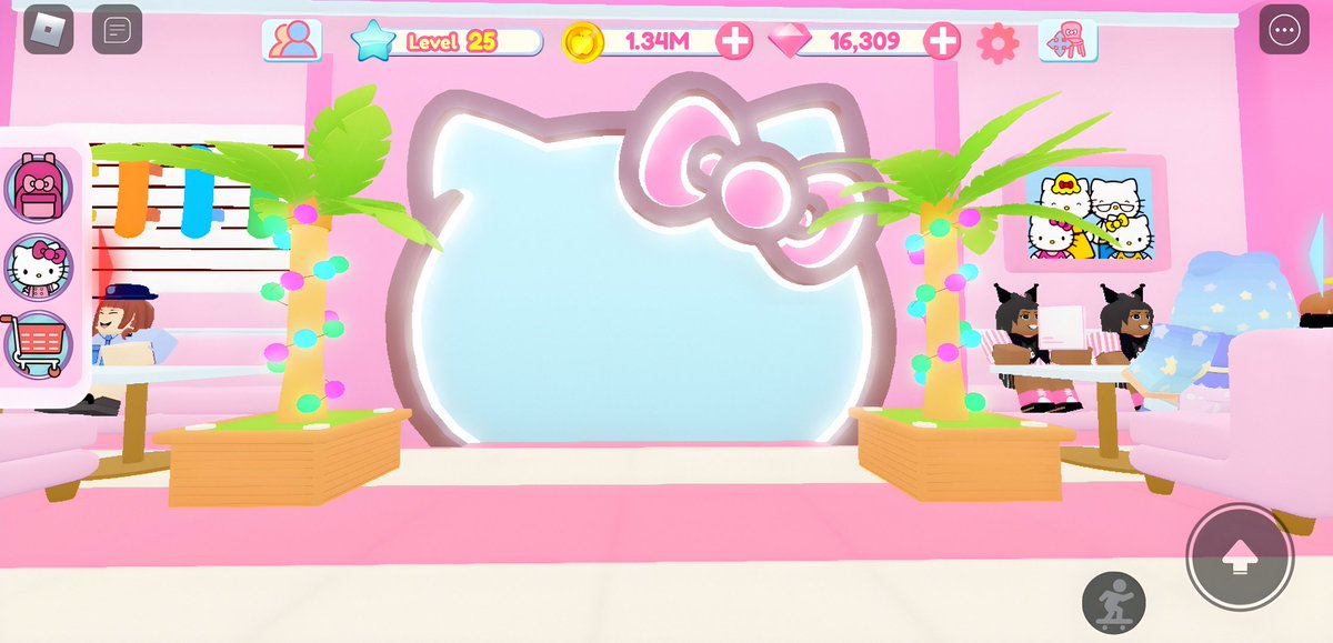 I'm definitely hooked on this new Hello Kitty Cafe game❤️🤍
#hellokitty #hellokittycafe #kawaii #Cafe #cute #roblox #robloxgame #sanrio #restaurant #robloxavatar #avatar #matchingduo