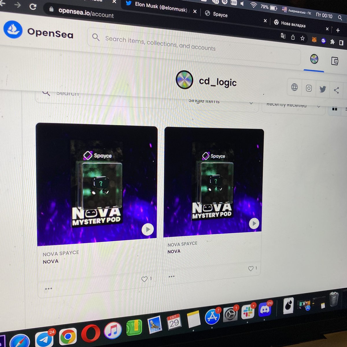 cd_logic's tweet photo. Woohoo!! NOVAS are minted 🔥🕺Looking forward to new cool Stuff 🚀 @Spayce_io https://t.co/t7fMdgTNPG