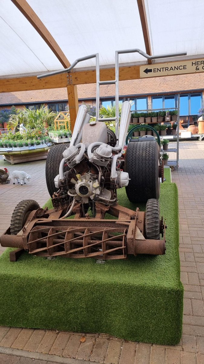 MuseumGardening's tweet photo. Object Week 19: Anchor Butter Mower 
Extraordinary #mower created #90s built for ‘The Singing Cows’ @Anchor #butter TV #Adverts A #modified @Citroen #2CV #engine operated by radio control hydraulics https://t.co/GZhZILIyZj
@MotorcycleMP @TheBuddingFD @TatesGCs #museum #charity https://t.co/wpsbL9bi4w