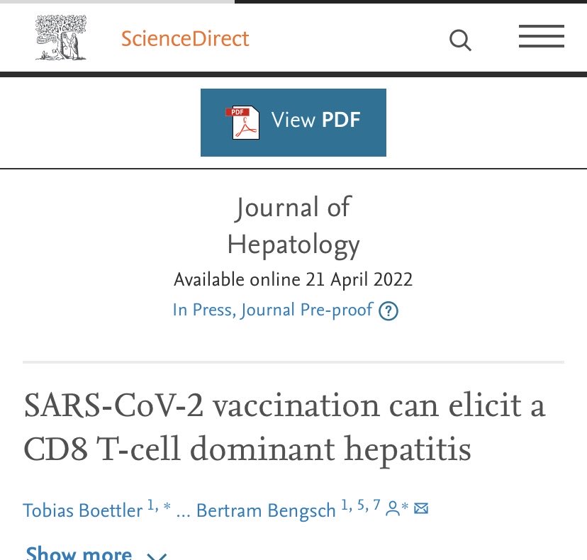 “Esrarengiz hepatit virüsü “ değil 

mRNA covid a$ılarına bağlı hepatit (karaciğer iltihabı)
