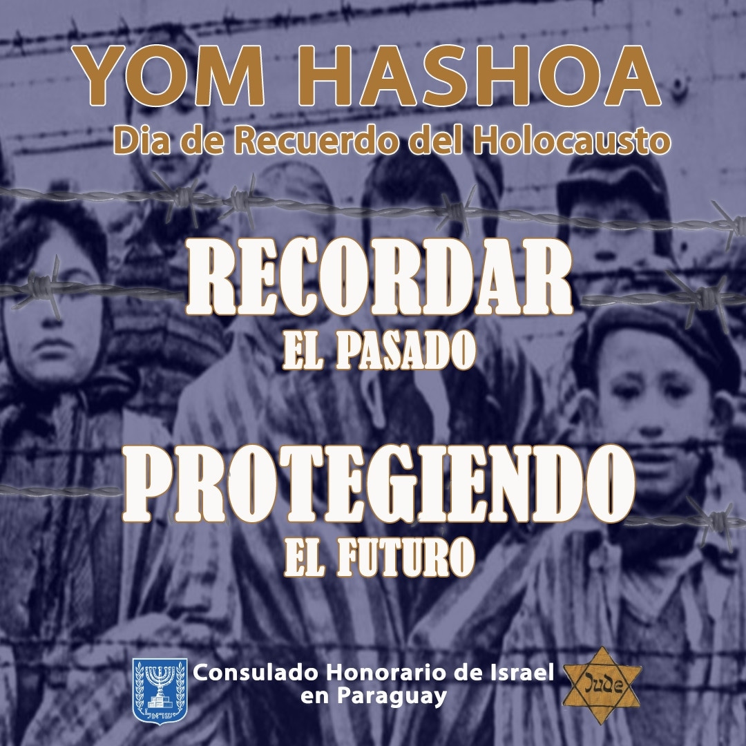 Al conmemorar Yom HaShoa, Día de la Memoria del Holocausto, recordamos a los 6 millones de judíos asesinados por los nazis y  sus colaboradores.  Es nuestro deber nunca olvidar estas atrocidades y asegurarnos de que la historia no se repita.

#neverforget
#holocaust
#YomHashoah
