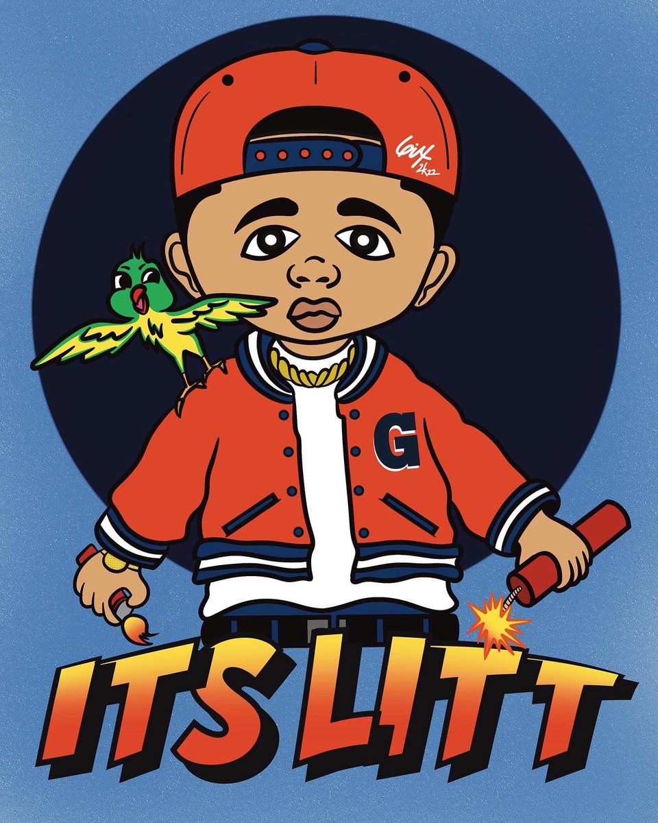 Iam6ix's tweet photo. ๐งจ๐งจ โItโs Littโ Art I wipped up. โ๐ฝ #6ixArt #CreateArtDaily https://t.co/YnBXAwHFzA