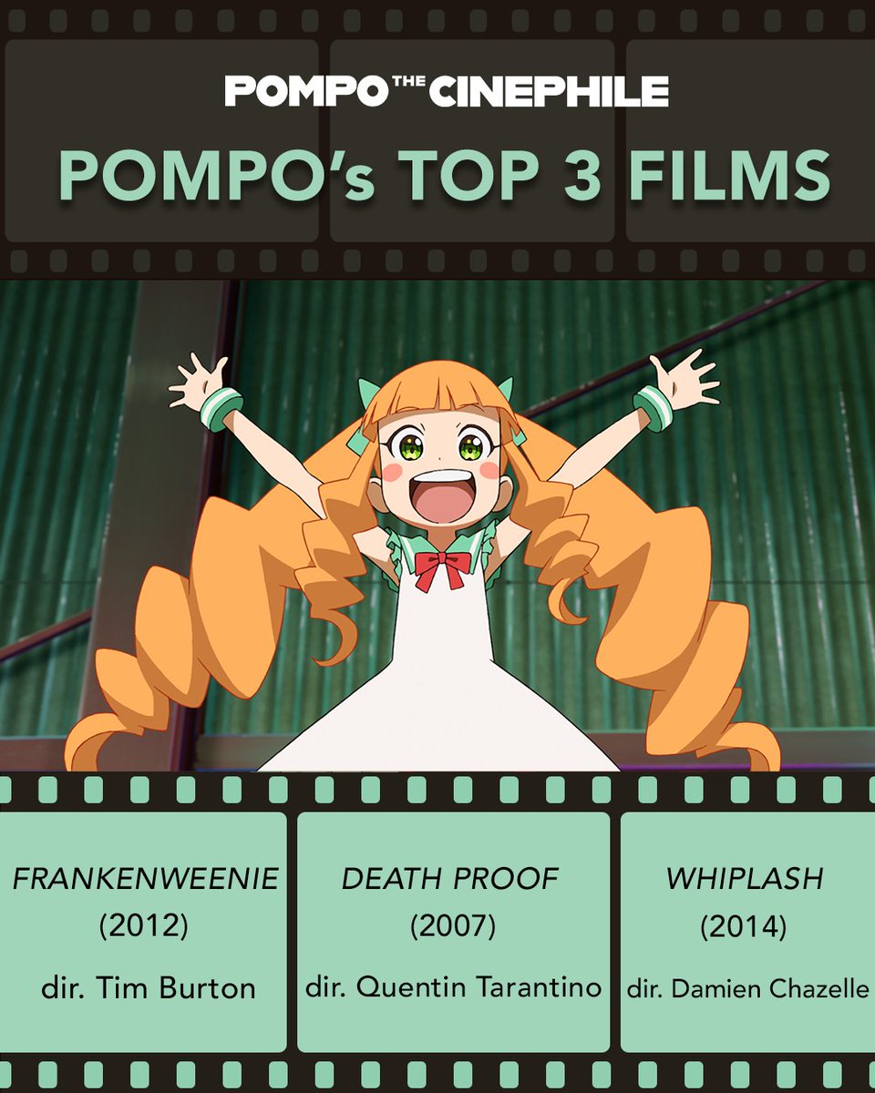 Who knew Pompo was a Tarantino gal? 💥

POMPO THE CINEPHILE opens in select theaters TODAY!
🎬 Get tickets now at PompoMovie.com