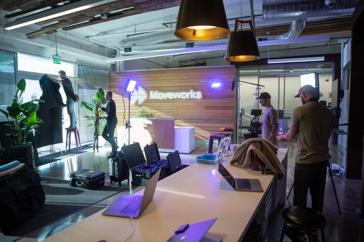 moveworks's tweet photo. Pull back the curtain and take a look behind the scenes of Worktopia! Thank you to all of our employees and partners for helping us bring our vision of work magic to life 🤩

Check out the final product (scuba suit included): https://t.co/yUBDVjb9Uu

#Worktopia #WorkMagic https://t.co/HsaagVRBps