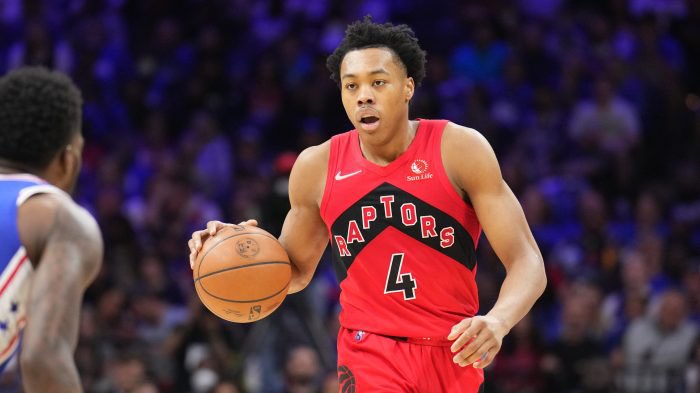 fd_guru's tweet photo. If Scottie Barnes records 30+ #FanDuel points tonight, ONE RETWEETER will win a $600 prize in credit on my site!

Must be following me to win! https://t.co/b5U4GJfUly