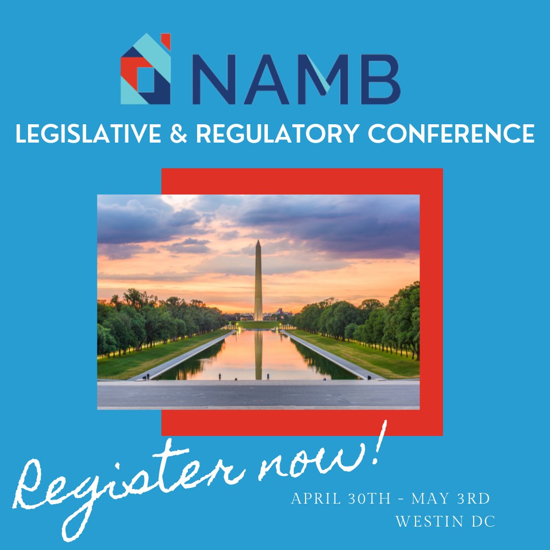 NAMBPlus's tweet photo. This is your LAST CHANCE to register for NAMB's Legislative &amp; Regulatory Conference 2022!

https://t.co/Av2BKIrjQq

#NAMB #LegislativeAndRegulatory #Conference https://t.co/1wldDKJQfC