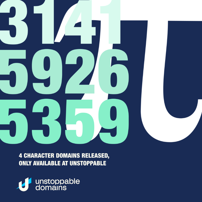 unstoppableweb's tweet photo. Join the Web3 movement and replace your crypto address with an easy to read name! 👀

✔️ 2.2M+ already registered 
✔️ 275+ supported coins
✔️ 145 useful integrations

Mint yours today 👉 https://t.co/ZYkpUlsXri