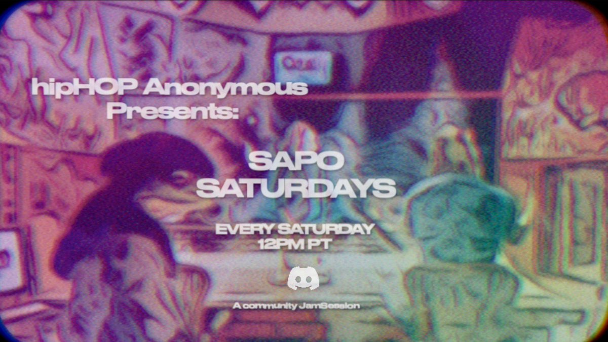Frogland_io's tweet photo. SAPO SATURDAYS
#ScratchTrackSaturdays with @sapo_studios has a very exciting guest this week...@DrummaBoyFRESH!! Join us on Sat. at 12p PDT, 3p EDT to hear our very first #LegendaryFrog chat with the founders of @HiPHOP_GangGang as they chat & jam with the #NotoriousFrog fam!! https://t.co/x0VJviGNfb