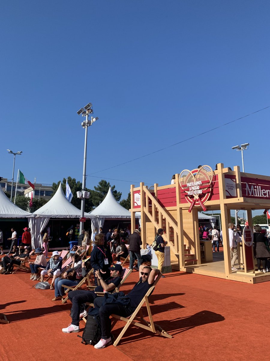 MatejFederic's tweet photo. What a venue ⁦@EstorilOpen⁩ Will be back ⁦@7avid⁩ https://t.co/nbh42gvhmc