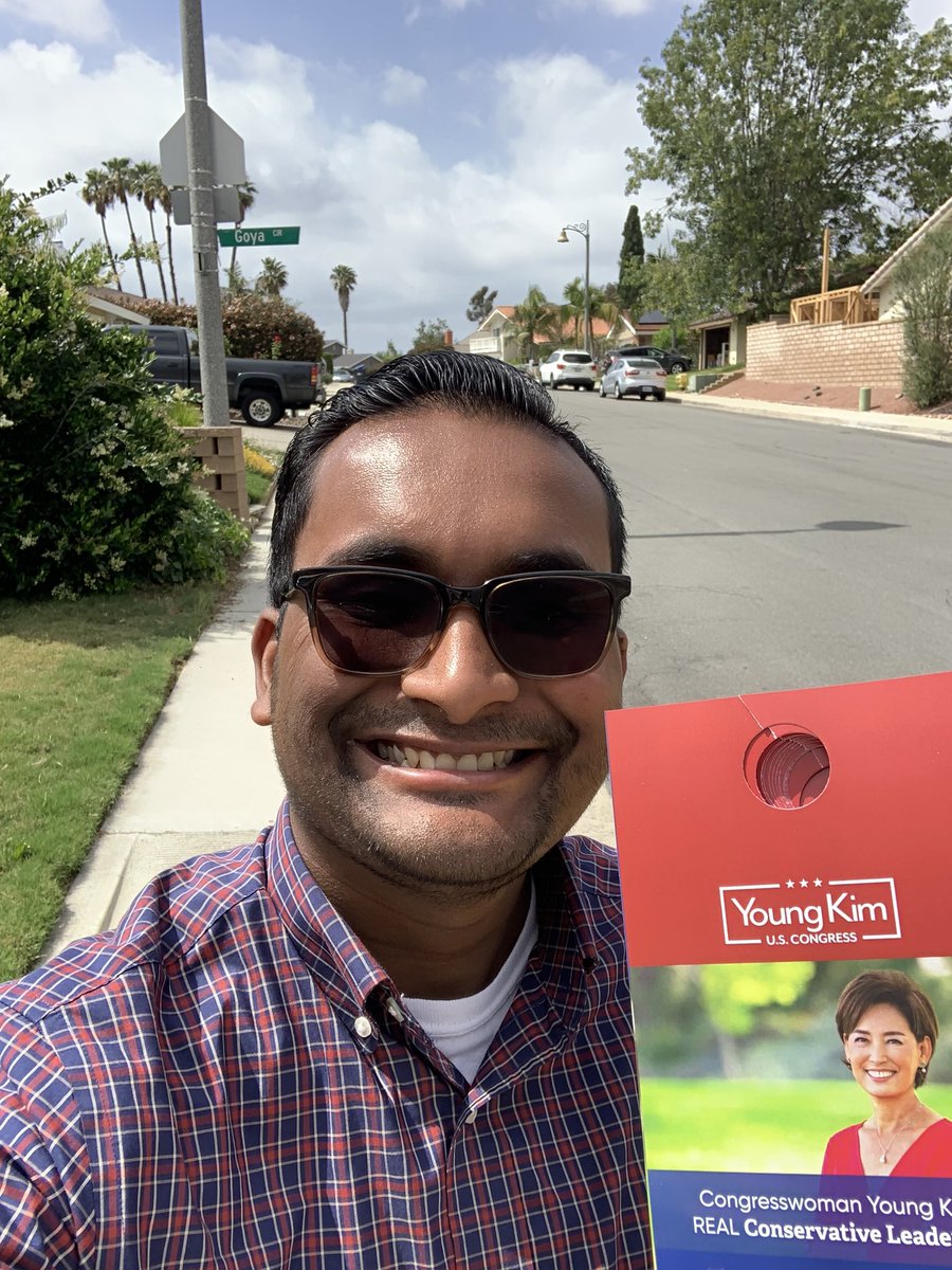finforthewin1's tweet photo. It’s a always a great day to knock doors for @YoungKimCA ! #LeadRight #CAVictory https://t.co/WDY3wQ2byl
