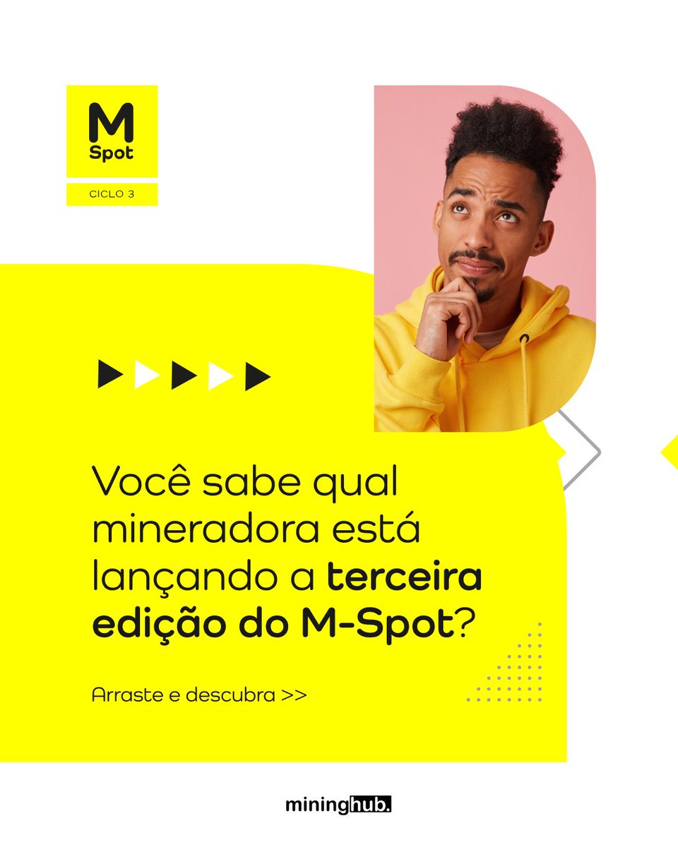 hubdamineracao's tweet photo. 🗣 Olha ela!!! A terceira edição do M-Spot Ciclo 3 será com a Anglo American! Já está preparando a sua startup? As inscrições começam no dia 02/05!

#MSPOT  #Mineracao #HubdeInovacao #Startup #InovacaoAberta #OpenInnovation #angloamerican #mining https://t.co/edunAh8WOY