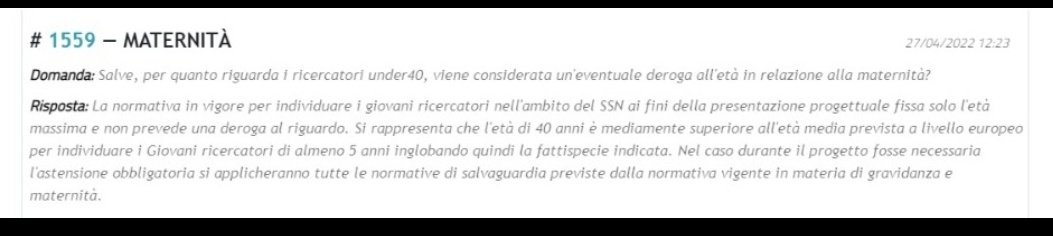 tryon78's tweet photo. @Palazzo_Chigi il bando PNRR Valorizzazione e potenziamento della ricerca biomedica del SSN (scad. 6/5) non segue le linee guida emanate da MdS e MUR (D.L. 59/2021) con riferimento alle deroghe sui limiti di età dei partecipanti (cfr. Faq del cbim). Perché rischiare dei ricorsi? https://t.co/thFsydmsgM