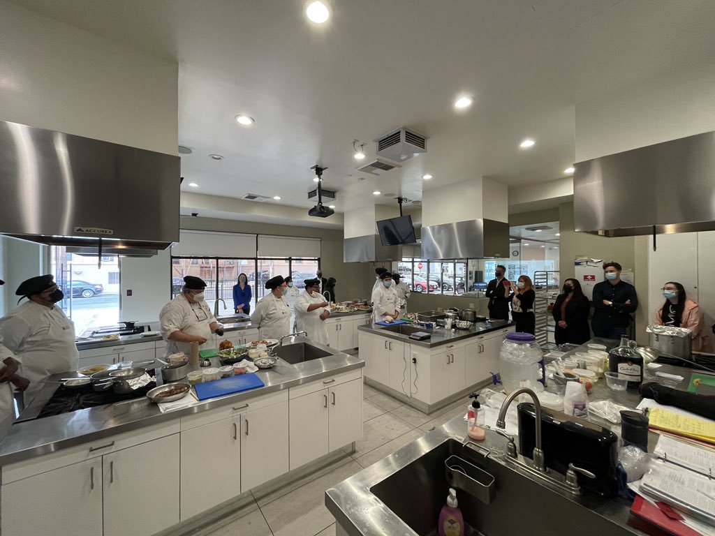 Really proud to show our <a href="/USDOL/">U.S. Department of Labor</a> registered culinary apprenticeship program to CA Secretary of <a href="/CALWDA/">Artur Ennok</a> Natalie Palugyia &amp; Tim Rainey, Exec Dir of <a href="/CA_WorkforceDev/">California Workforce Development Board</a> plus <a href="/LACityWDB/">City of LA WIB</a> @LACountyWDACS <a href="/lacountywdb/">Los Angeles County Workforce Development Board</a> <a href="/UNITEHERE11/">UNITE HERE Local 11</a> <a href="/JulieSuCA/">Julie Su</a> <a href="/LAEWDD/">LAEWDD</a>