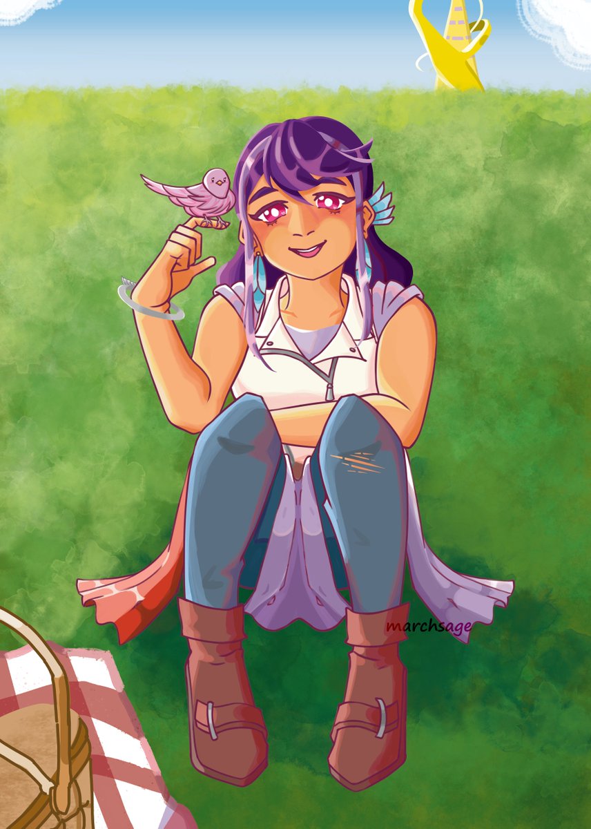 here's my full piece for <a href="/YGOLadies/">Yu-Gi-Oh Ladies Zine @ SHIPPING!</a> ! i got the opportunity to draw ruri, my favorite arc-v girl💜

leftover sales are opening soon, if you're interested in buying the zine!
