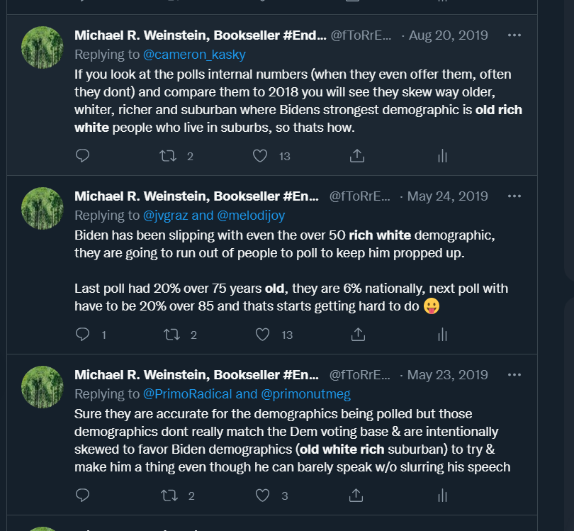 Michael R. Weinstein, Bookseller #EndTheOligarchy tweet media