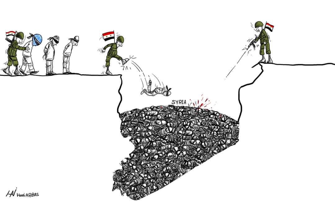 wardnajjar2's tweet photo. رسم الفنان هاني عباس
#مجزرة_التضامن https://t.co/HIfNGGoPD4
