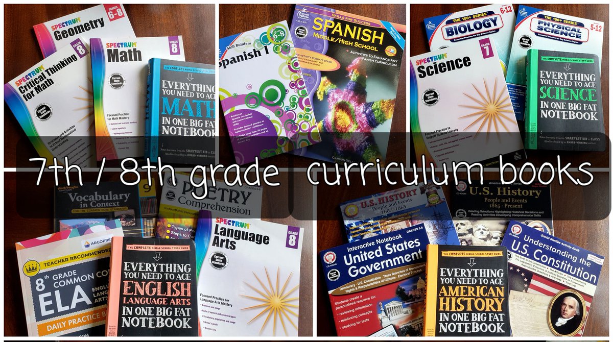 StefsEvents's tweet image. 7th/8th grade curriculum #video 
VIDEO:  youtube.com/watch?v=6j6UiJ…
YouTube: Stef Dozier
#homeschooling #homeschoollife #middleschool #juniorhighschool #7thgrade #8thgrade  #homeschool #curriculum #homeschoolingideas #homeschoolingteens #reviews #productreview #books