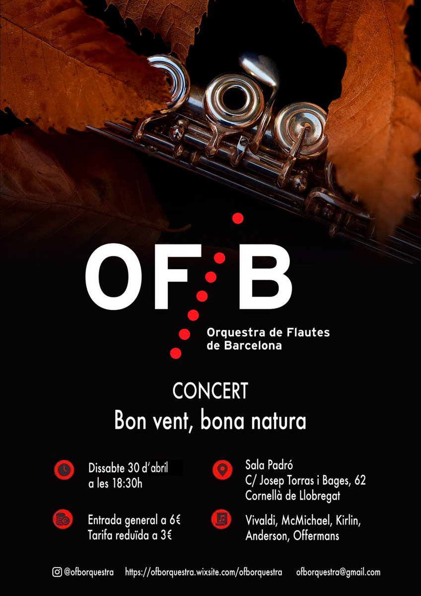 OFBarcelona's tweet photo. OFB: Propers concerts - https://t.co/gRLzvQfCgW https://t.co/BMY5Bf4Cu8