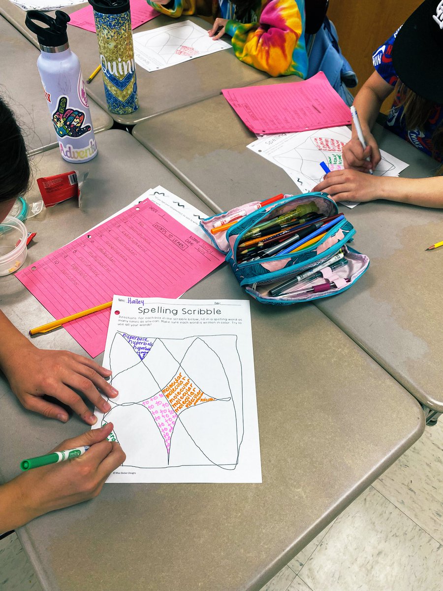 In full swing this week with word work! #learnwithahern <a href="/AhernMiddle/">Ahern Middle School</a>