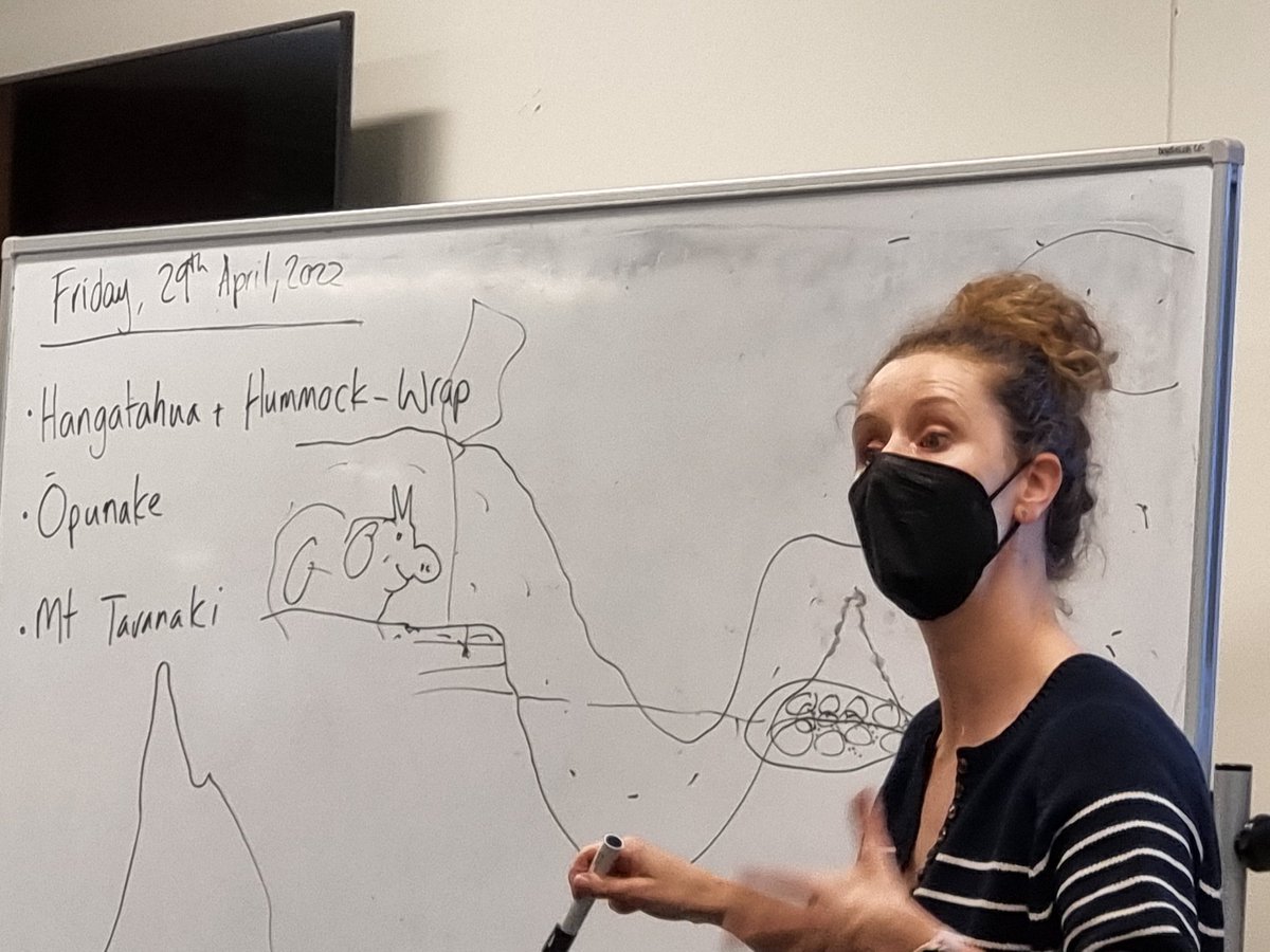Wrapping up yesterday's virtual field trip to Hungatahua River. <a href="/NZSeds/">Dr Lorna Strachan 🌊🔨</a> explains the connection between geomorphology and giant deformed cows?