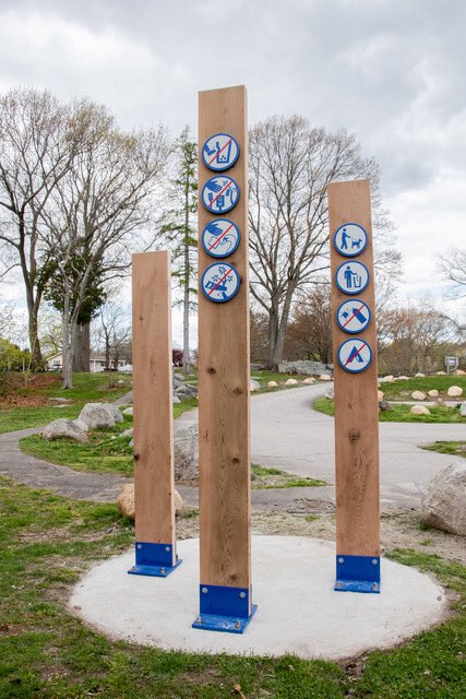 JPMajor's tweet photo. Last year I helped design some new outdoor signage for a local Warwick park @SalterGroveRI. It finally got installed this week! https://t.co/3iETS6tOCd @RhodeIslandDEM @RIAudubon @RIFoundation @NBC10 @wpri12 https://t.co/HNV4HeSueW