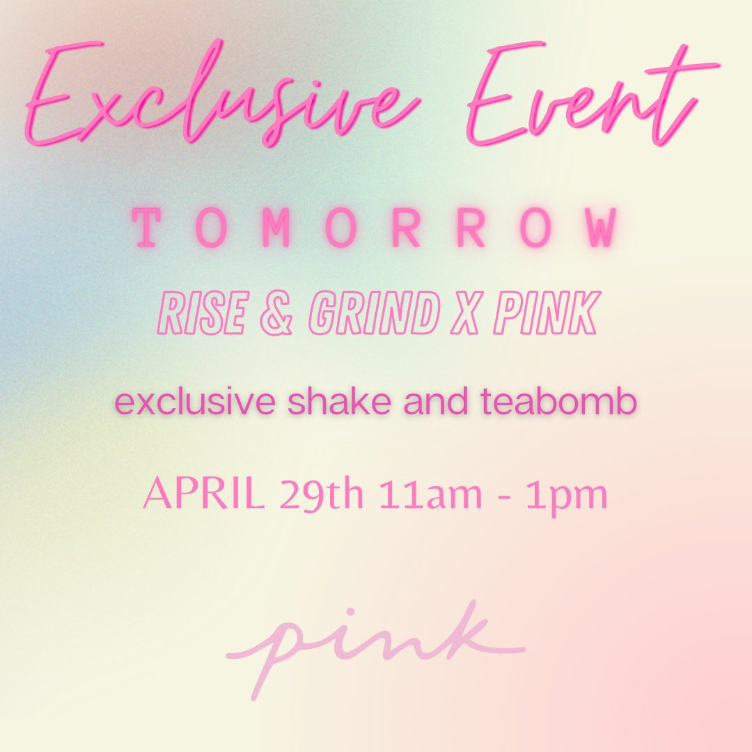 PINKBoiseState's tweet photo. Be there!! EXCLUSIVE EVENT😝💓😊💖 #pink https://t.co/z5VABEM1po