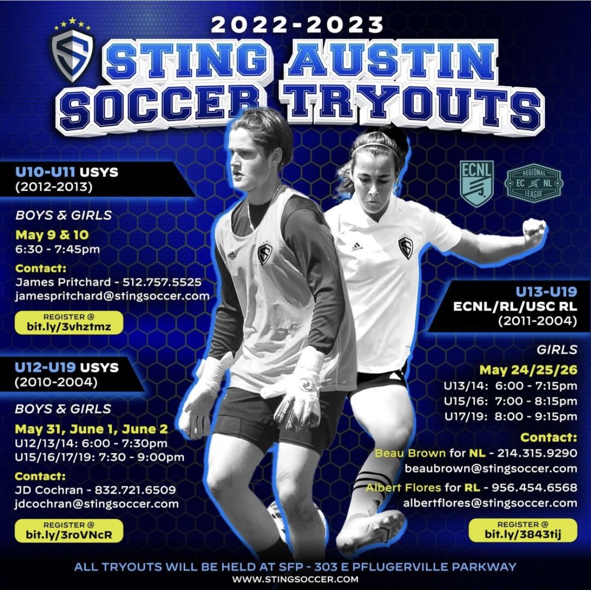 stingaustin06's tweet photo. For anyone looking to play at the highest level. #THEECNLinATX #StingStrong @sting_austin @FlxAtx @AusSportsAcad @ImCollegeSoccer https://t.co/k9mspLFrUp