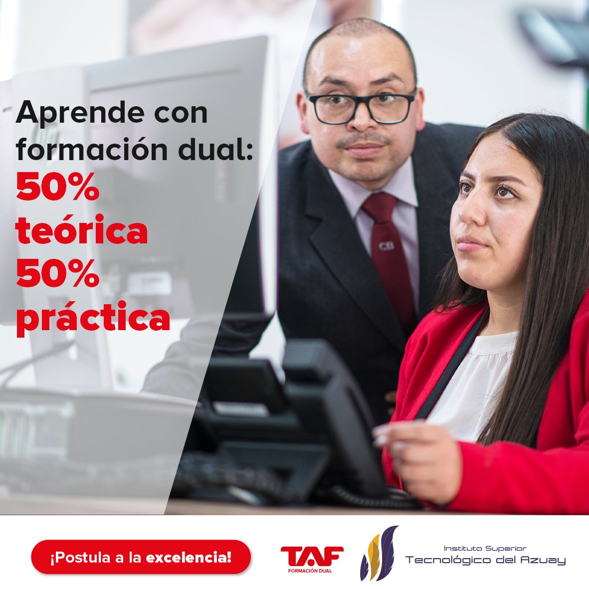 cipemec's tweet photo. Ahora con #FormaciónDual aprendes haciendo.
Postula ahora y sé parte de la carrera de Tecnología Superior en Asesoría Financiera.
Para más información aquí https://t.co/xnYsXlRVNY
#Senescyt #FormaciónDual #EducaciónDual #AsesoríaFinanciera #ExamenTransformar #Admisión2022 https://t.co/ZeKvgbJhuA