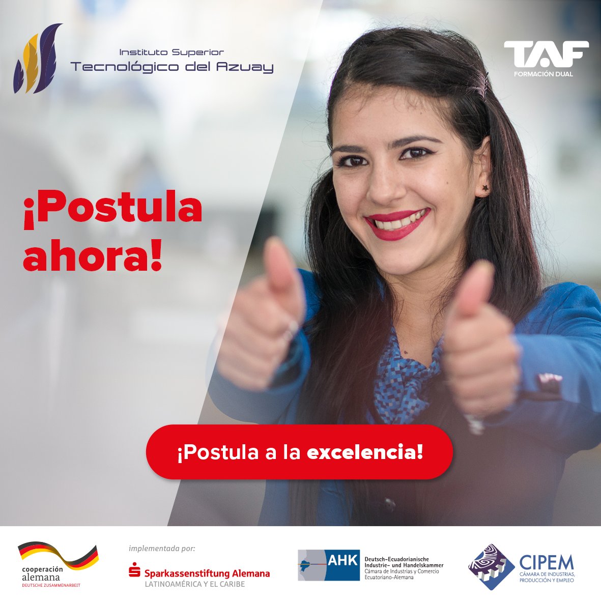 cipemec's tweet photo. Ahora con #FormaciónDual aprendes haciendo.
Postula ahora y sé parte de la carrera de Tecnología Superior en Asesoría Financiera.
Para más información aquí https://t.co/xnYsXlRVNY
#Senescyt #FormaciónDual #EducaciónDual #AsesoríaFinanciera #ExamenTransformar #Admisión2022 https://t.co/ZeKvgbJhuA