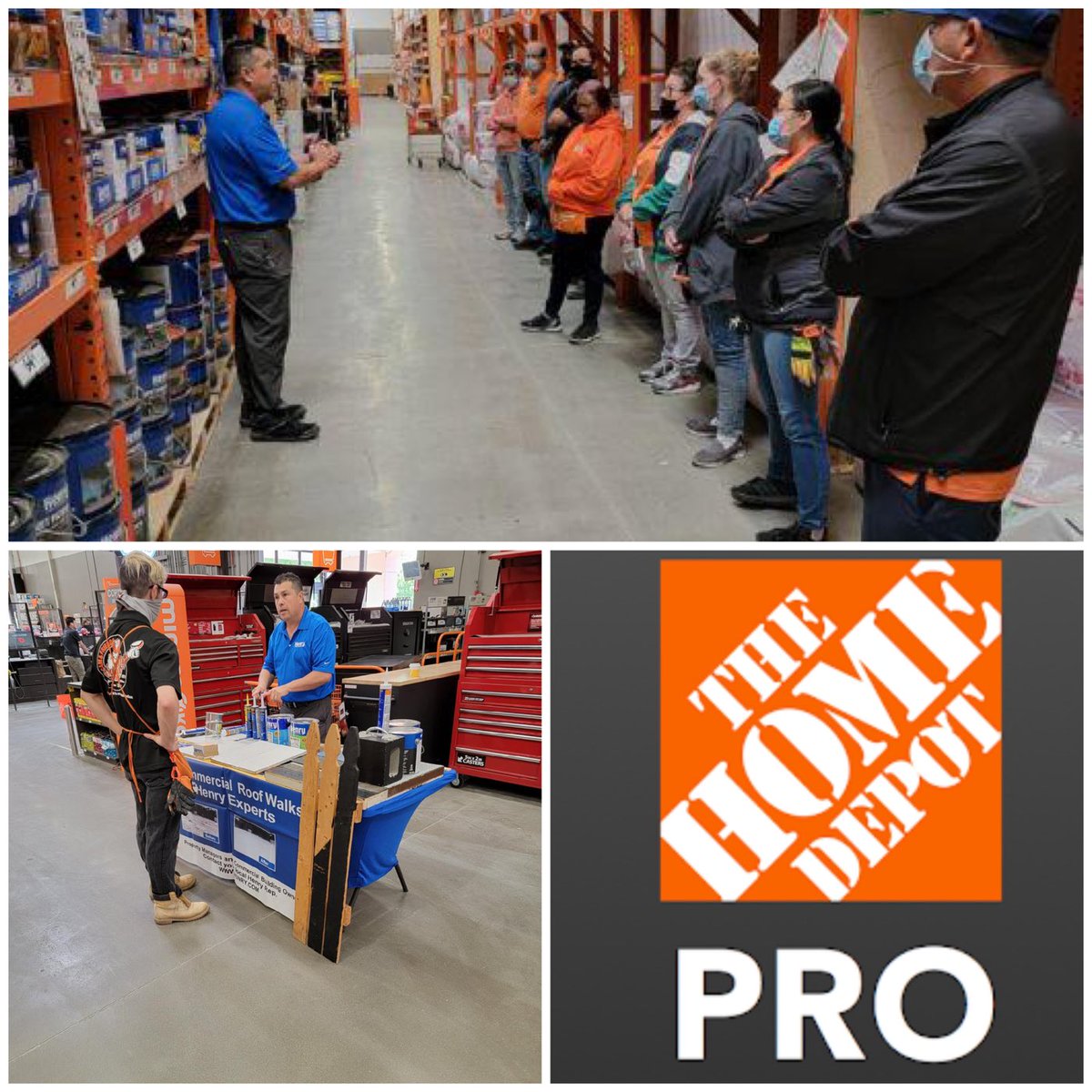 Pro Appreciation Month at HD Stockton #1022 Lots of Henry product Training and interaction with
customers Thanks to Carlos, Mauricio, and Soony for the invitación. How can Henry HELP your store Drive Pro Sales? Contact your local Henry Rep to schedule Pro Event &amp; Training.