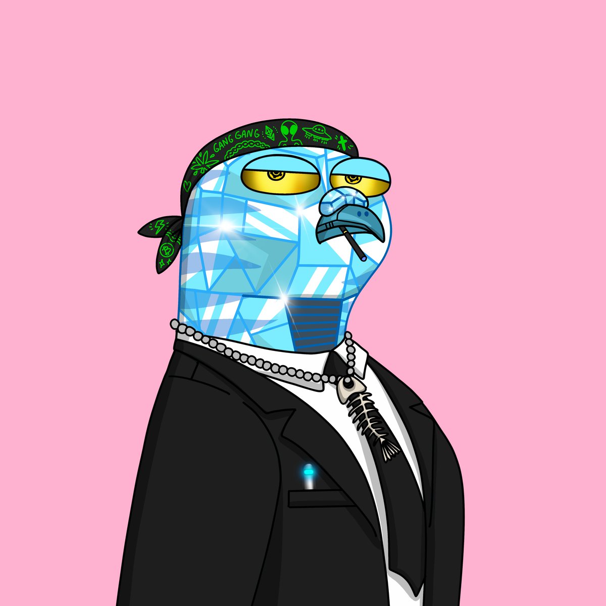 Love these birds <a href="/GutterCatGang/">Gutter Cat Gang</a> 
Knocked it out the park with this art!
#ganggang mofos!!!